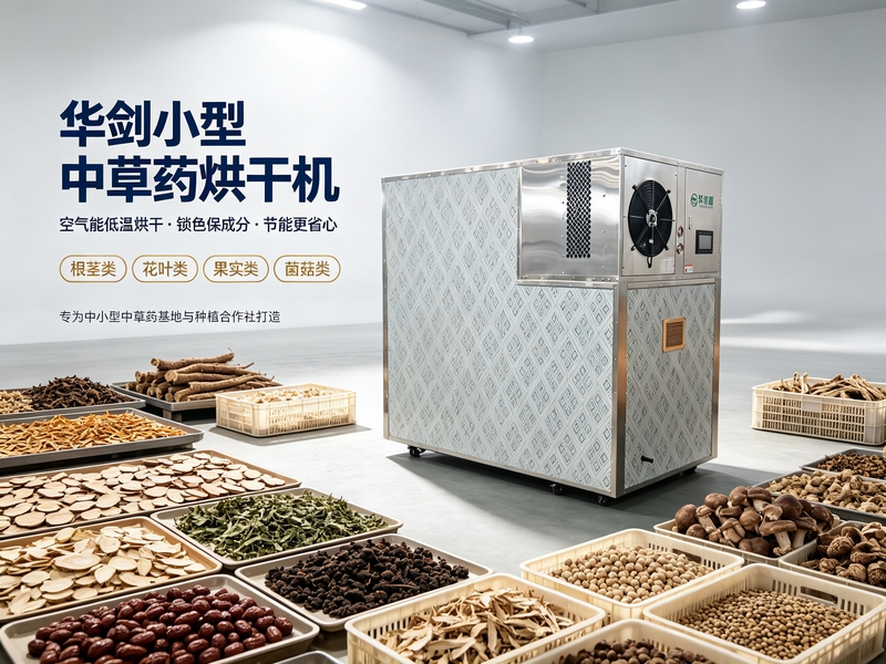 中草药基地小型烘干机，选华剑，守护药材好品质